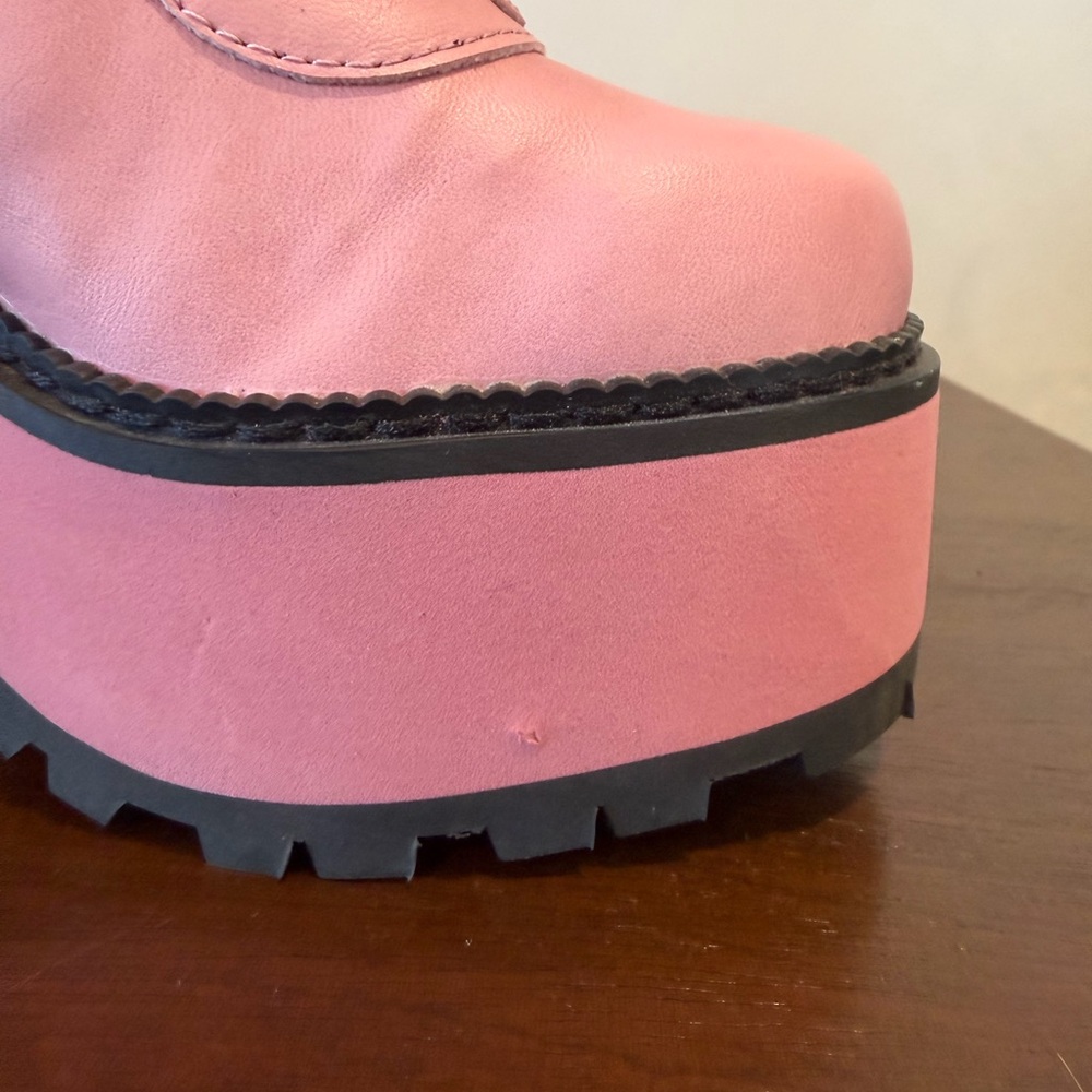 Killstar pink platform boots 6 - Picture 5 of 12